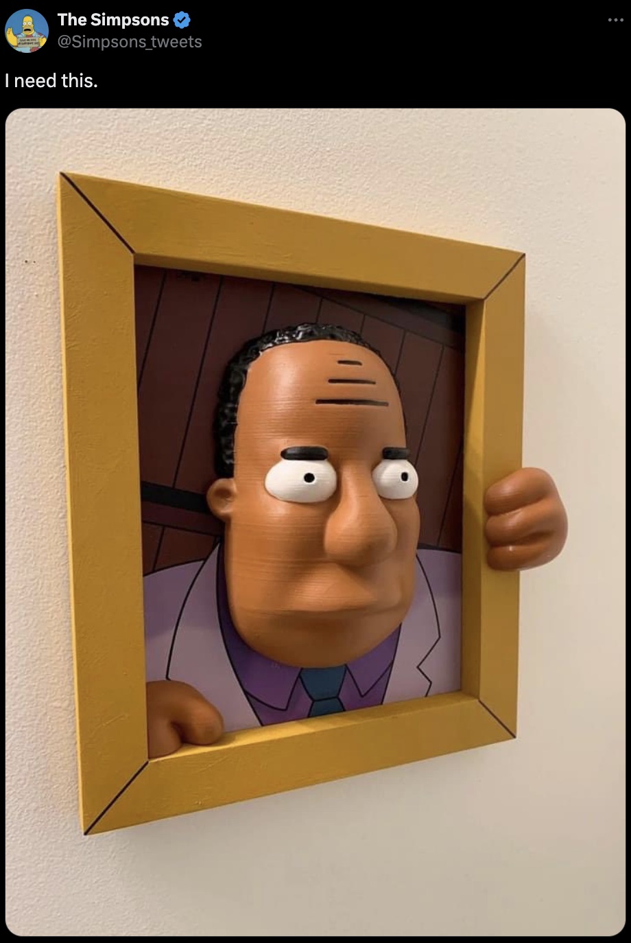 picture frame - The Simpsons I need this.